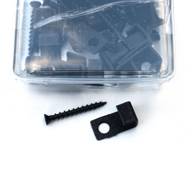 MoistureShield's hidden deck fastener starter clip pack.