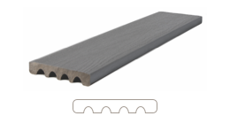 MoistureShield's Elevate composite decking 1x6 square board.