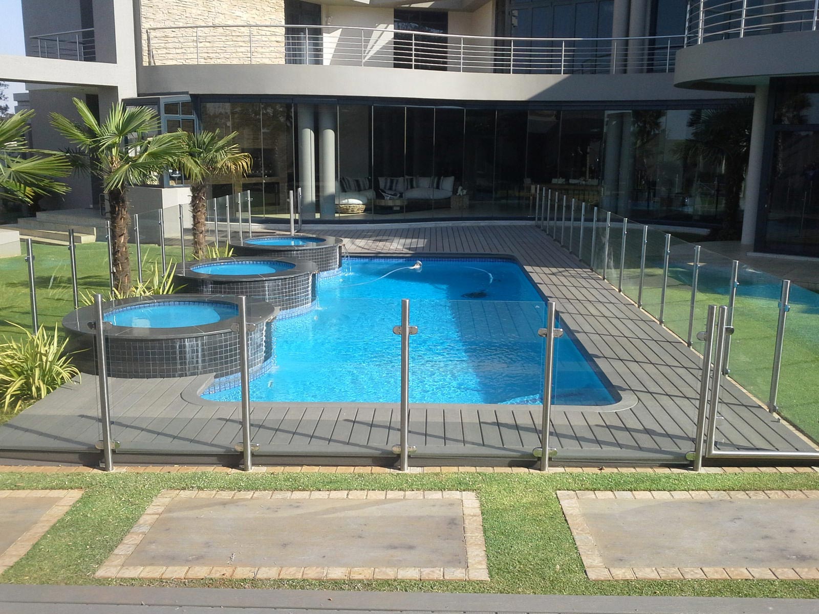Pool with decking