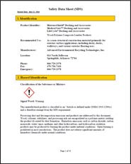 safety data sheets for excel deck products safety data sheets for excel deck products