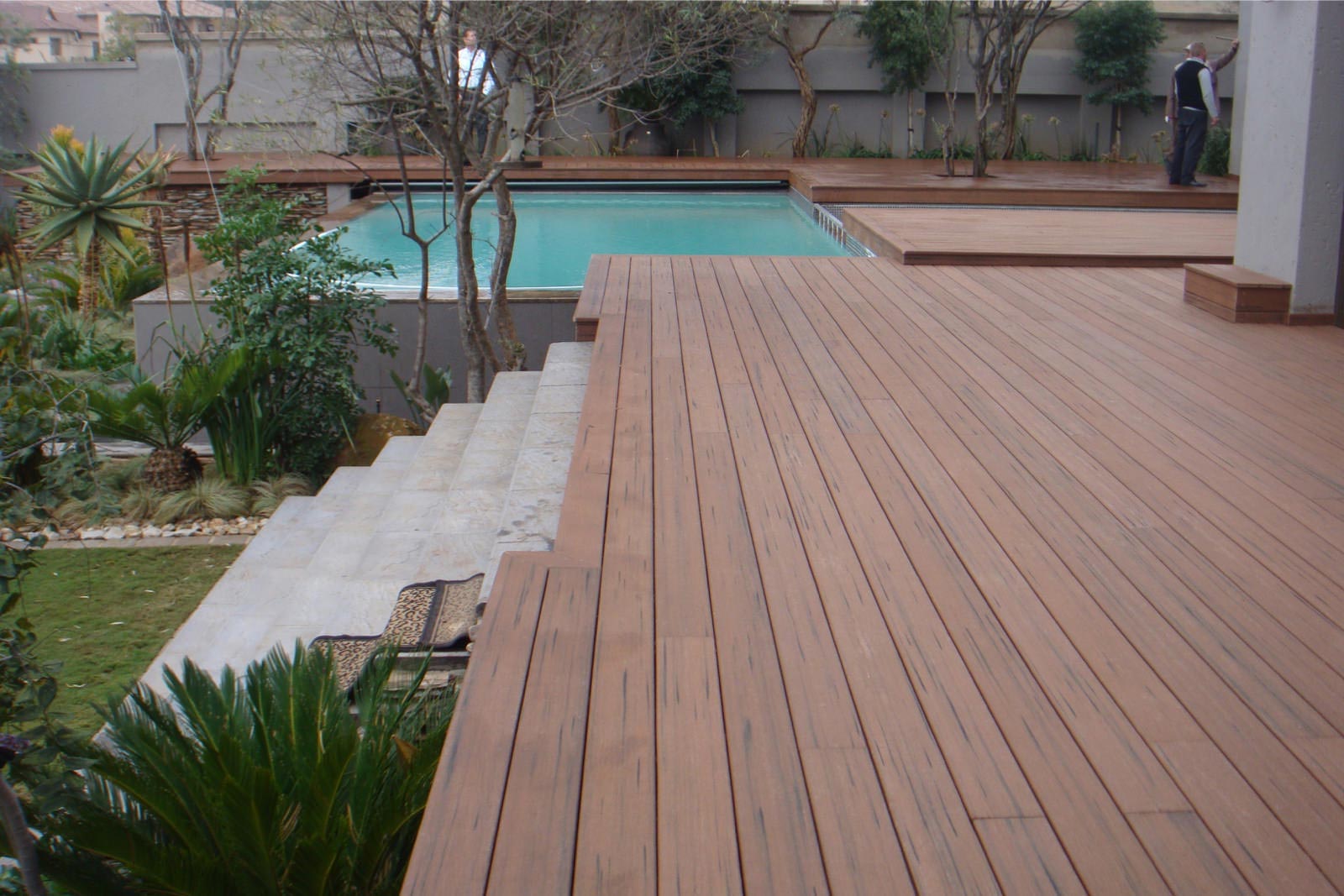 Pool with decking