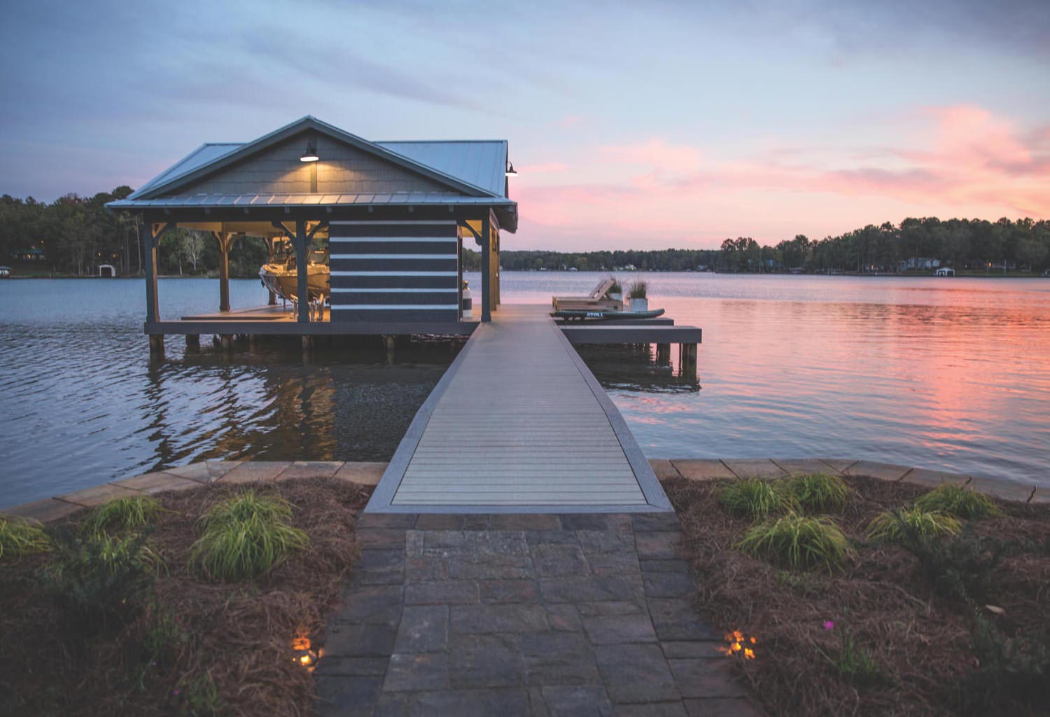 Deck at dusk