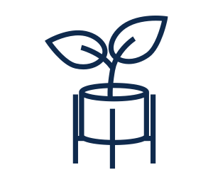 enjoy-plants Drawing of a plant in a planter.