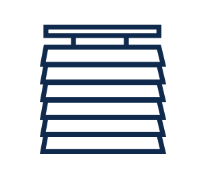 enjoy-shade Drawing of window blinds.