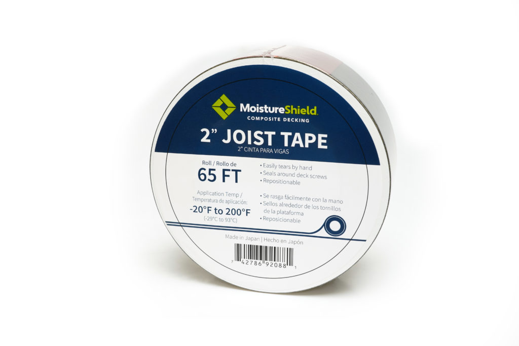 Roll of MoistureShield 2” joist tape.