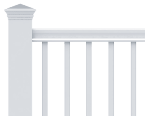 MoistureShield Solid Core Composite Deck Railing